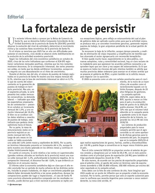 REVISTA NUESTRO AGRO ENERO 2026 N° 386 - página 4