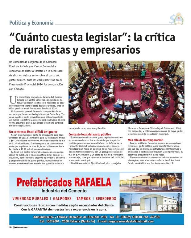 REVISTA NUESTRO AGRO ENERO 2026 N° 386 - página 14