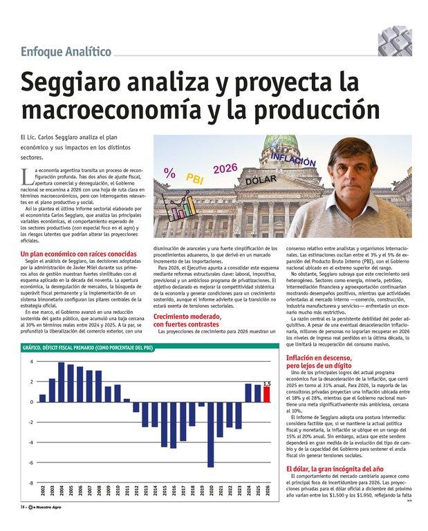REVISTA NUESTRO AGRO ENERO 2026 N° 386 - página 16