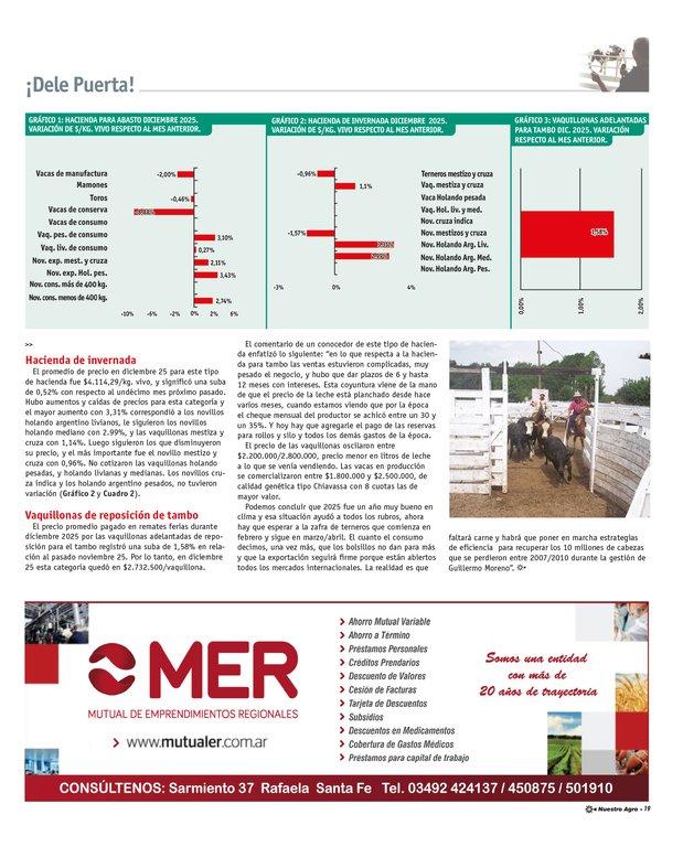 REVISTA NUESTRO AGRO ENERO 2026 N° 386 - página 19