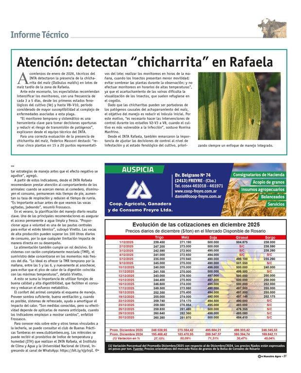 REVISTA NUESTRO AGRO ENERO 2026 N° 386 - página 21