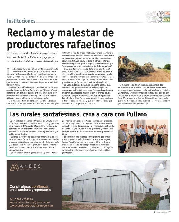 REVISTA NUESTRO AGRO FEBRERO 2026 N° 387 - página 23