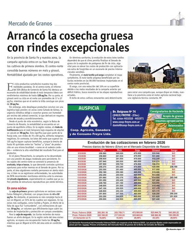 REVISTA NUESTRO AGRO MARZO 2026 N° 388 - página 21