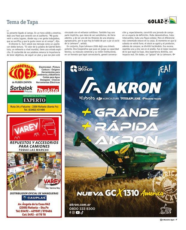 REVISTA NUESTRO AGRO ABRIL 2026 N° 389 - página 9