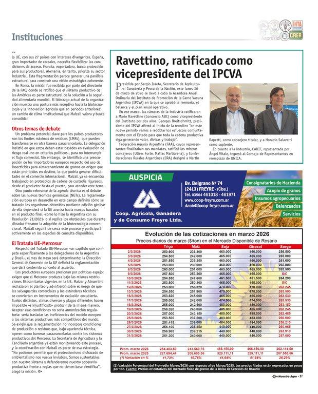 REVISTA NUESTRO AGRO ABRIL 2026 N° 389 - página 21