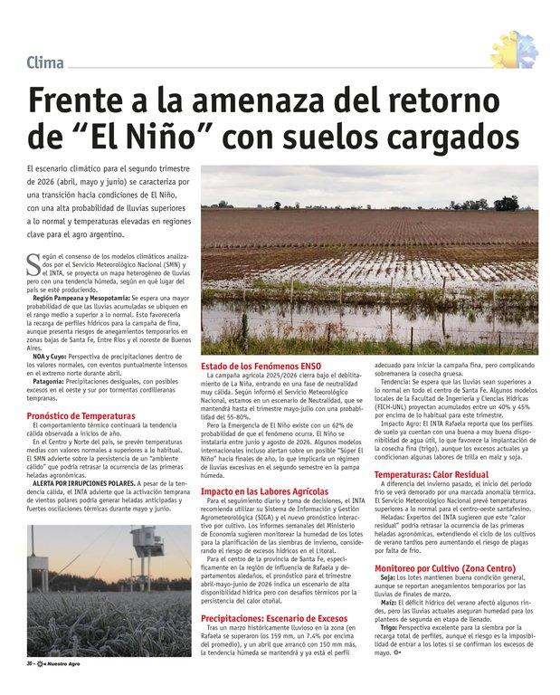 REVISTA NUESTRO AGRO ABRIL 2026 N° 389 - página 30