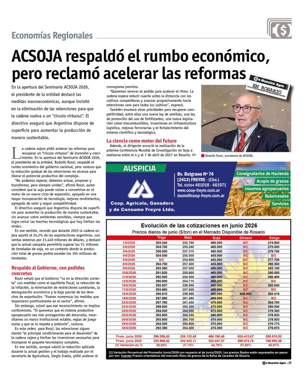 REVISTA NUESTRO AGRO JULIO 2026 N° 392 - página 23