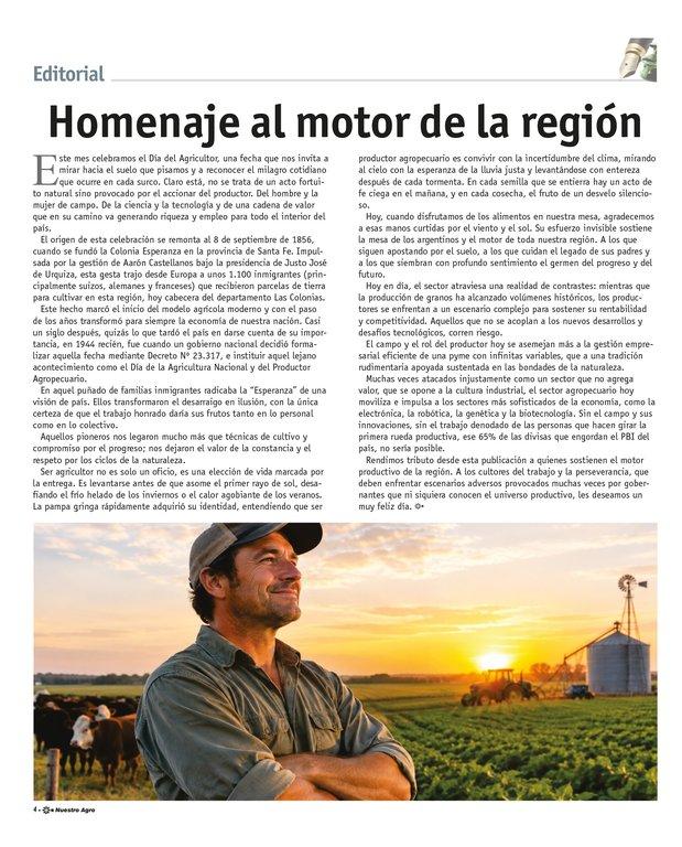 REVISTA NUESTRO AGRO SEPTIEMBRE 2026 N° 394 - página 4