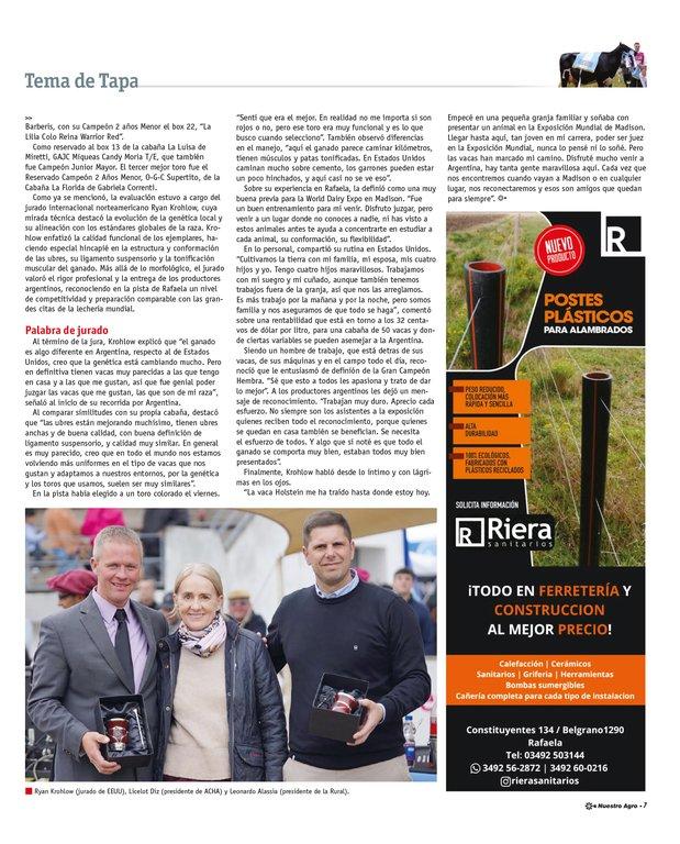 REVISTA NUESTRO AGRO SEPTIEMBRE 2026 N° 394 - página 7