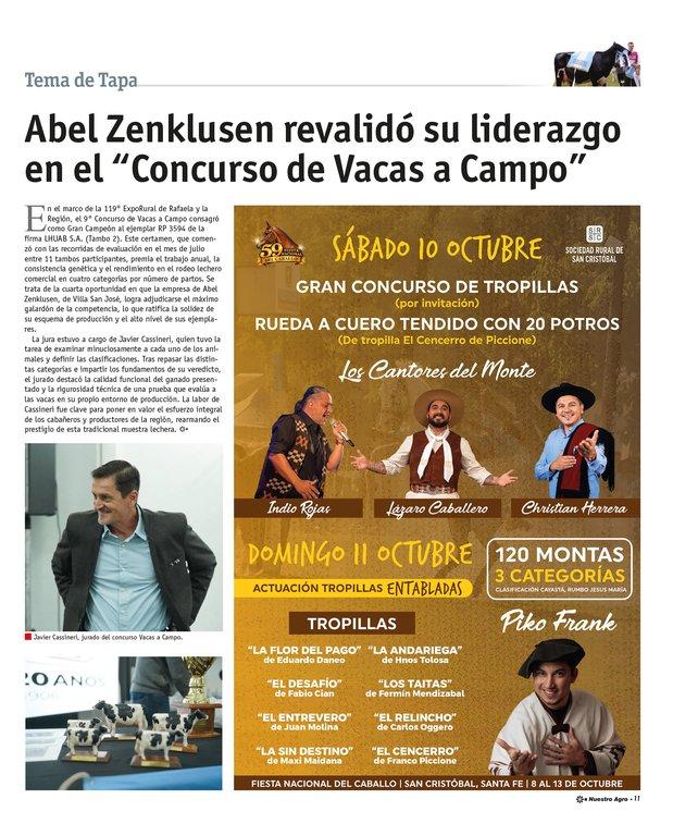 REVISTA NUESTRO AGRO SEPTIEMBRE 2026 N° 394 - página 11