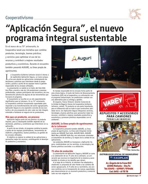 REVISTA NUESTRO AGRO SEPTIEMBRE 2026 N° 394 - página 15
