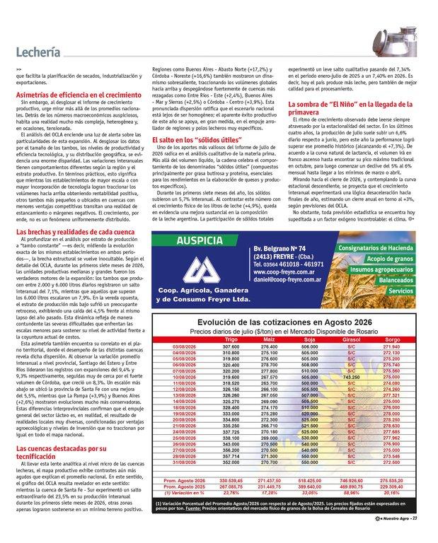 REVISTA NUESTRO AGRO SEPTIEMBRE 2026 N° 394 - página 23