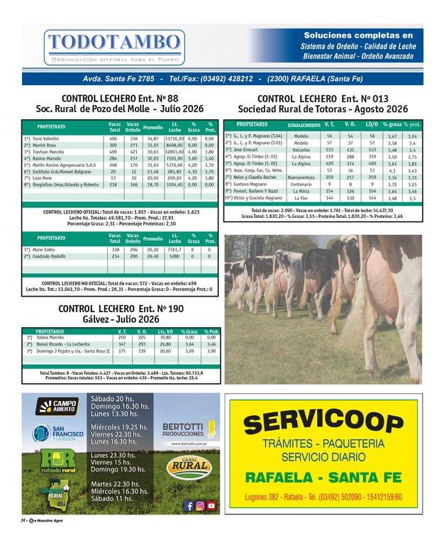 REVISTA NUESTRO AGRO SEPTIEMBRE 2026 N° 394 - página 24