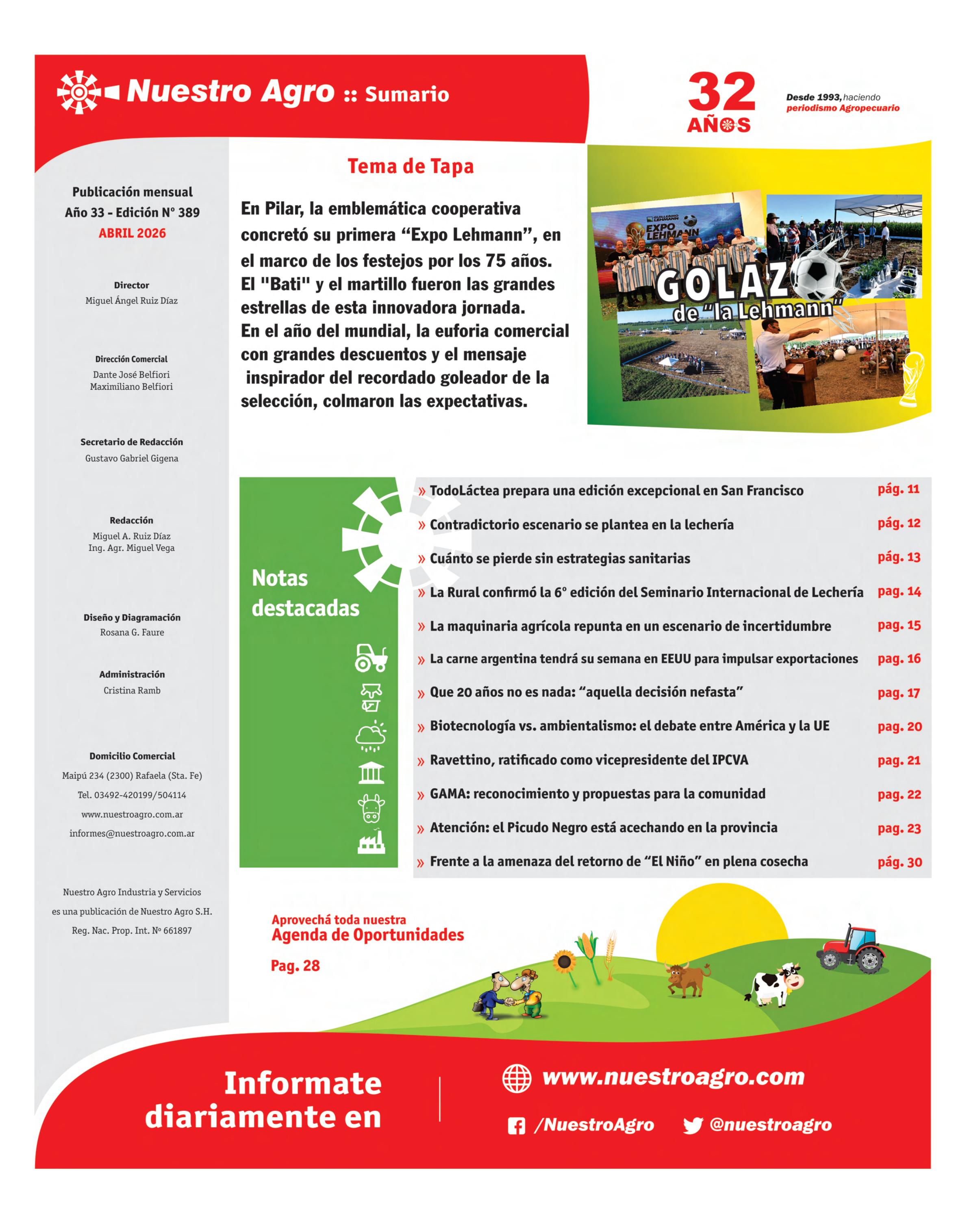 REVISTA NUESTRO AGRO ABRIL 2026 N° 389 - página 5