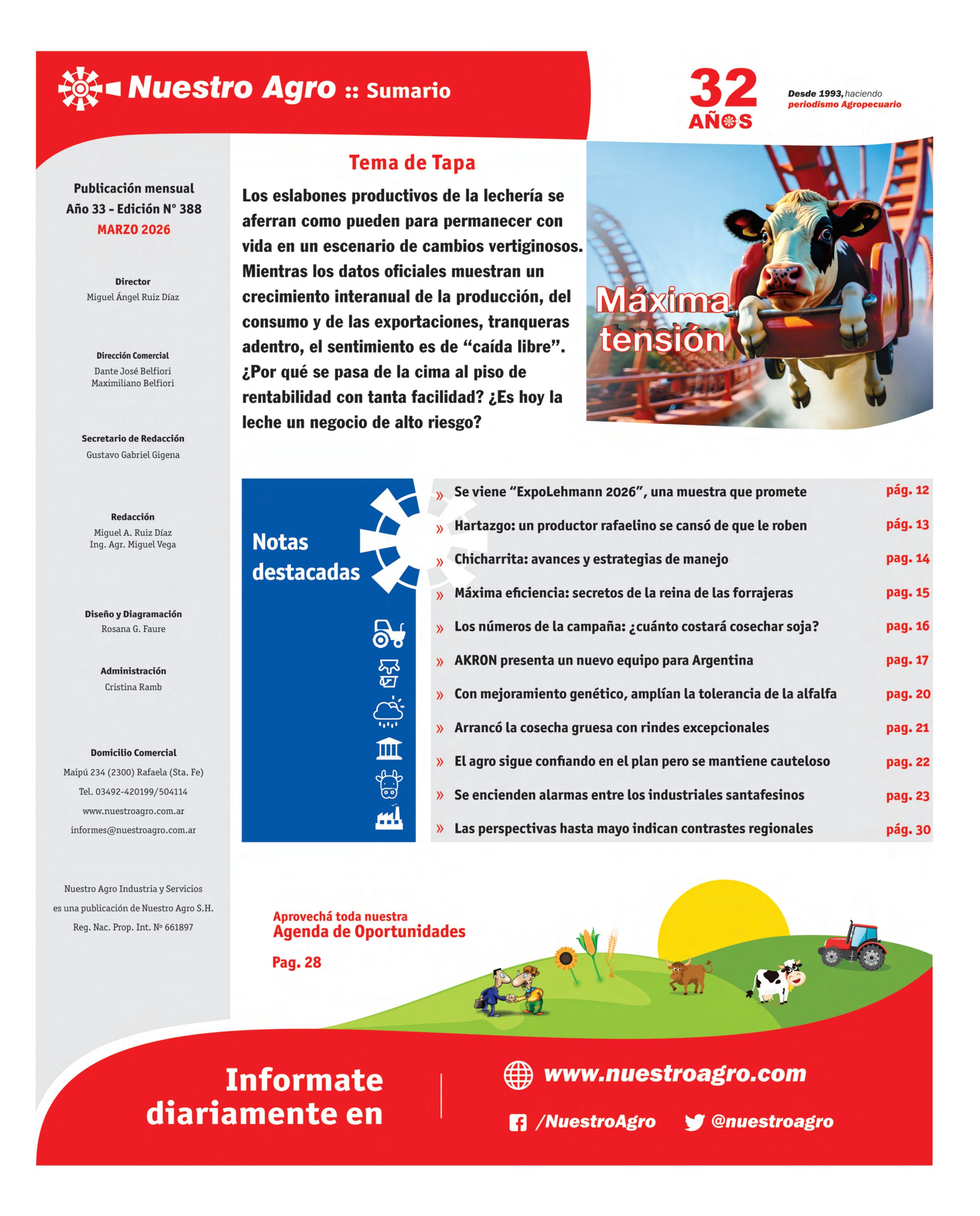 REVISTA NUESTRO AGRO MARZO 2026 N° 388 - página 5
